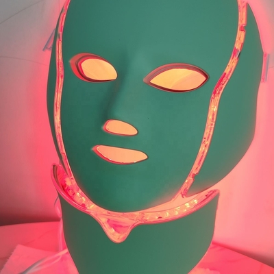 Plastik Maske Döşeme 7 Renkli LED Işık Terapisi Cildin Sıkıştırılması ve kırışıklık azaltılması için