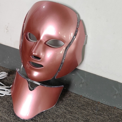 Plastik Maske Döşeme 7 Renkli LED Işık Terapisi Cildin Sıkıştırılması ve kırışıklık azaltılması için