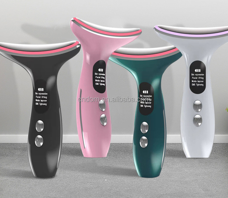Neck Beauty 3 başlı pil cihazı ABS paslanmaz çelik malzemesi ile elektrikli masaj cihazı