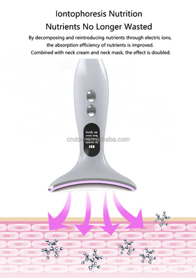Neck Beauty 3 başlı pil cihazı ABS paslanmaz çelik malzemesi ile elektrikli masaj cihazı