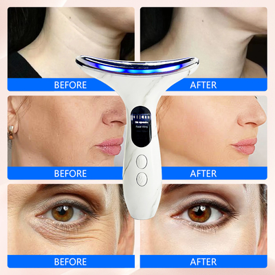 Anti-Aging EMS Teknolojisi, kırışıklık kaldırma ve cilt bakımı için elektrikli boyun yüzü cihazı