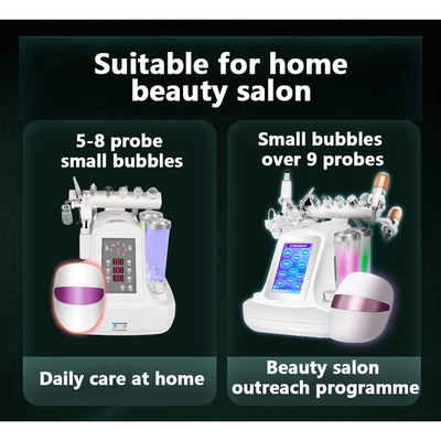 Portatif Oksijen Jet Yüz Makinesi Genç Cilt için Aqua Jet Peel ve Dermabrasyon