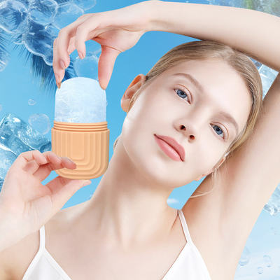 Derma yuvarlama sistemi için soğutma yüz rulo buz küp kalıbı tutucu kırışıklıkları kaldırmak için