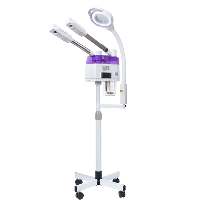 NO App-Controlled Hot Cold Facial Steamer Machine for Skin Care and Face SPA in White (Açık renkli cilt bakımı ve yüz SPA için uygulama ile kontrol edilen sıcak soğuk yüz buhar makinesi)