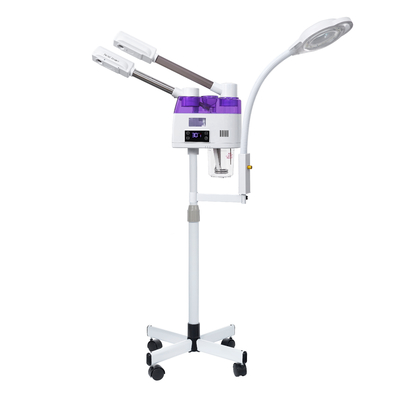 NO App-Controlled Hot Cold Facial Steamer Machine for Skin Care and Face SPA in White (Açık renkli cilt bakımı ve yüz SPA için uygulama ile kontrol edilen sıcak soğuk yüz buhar makinesi)