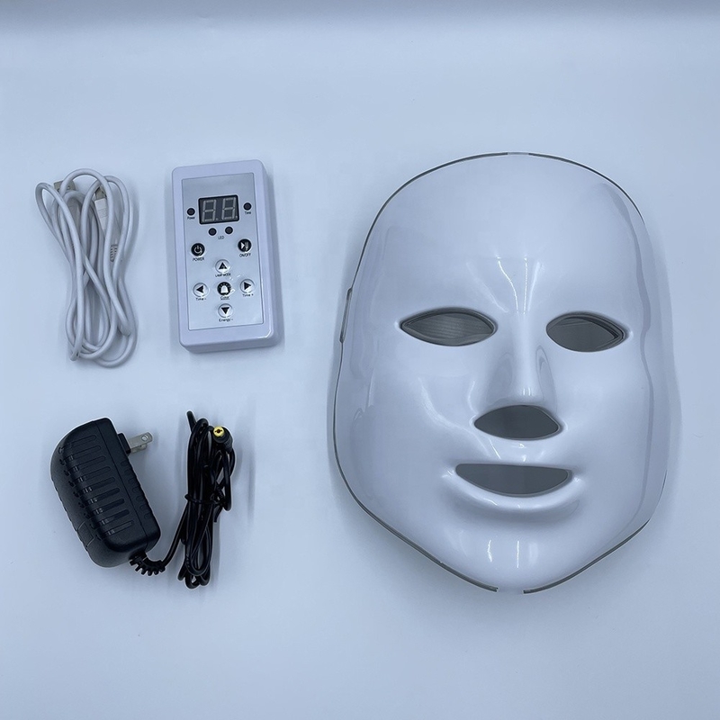 7 Renkli LED Yüz Maske Tuşları CN Tipi Anti kırışıklık için Kırmızı Işık Tedavisi Su geçirmez NO