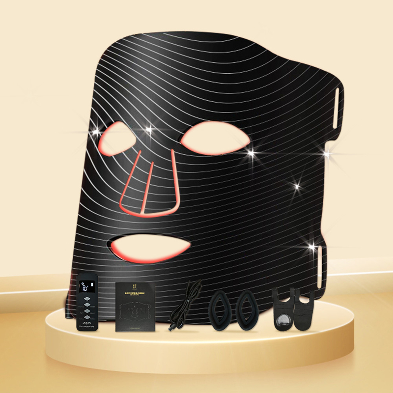 Ev LED Işık Terapisi Maske 1060nm Kompakt ve Taşınabilir Tedavi için Kırmızı Yüz Cihazı