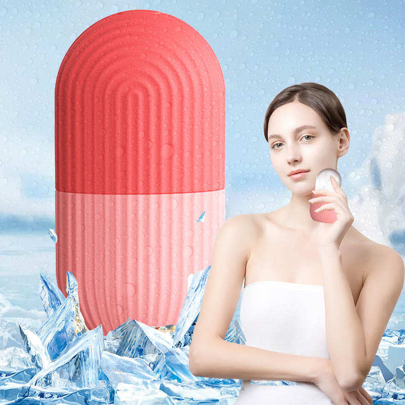 Derma yuvarlama sistemi için soğutma yüz rulo buz küp kalıbı tutucu kırışıklıkları kaldırmak için